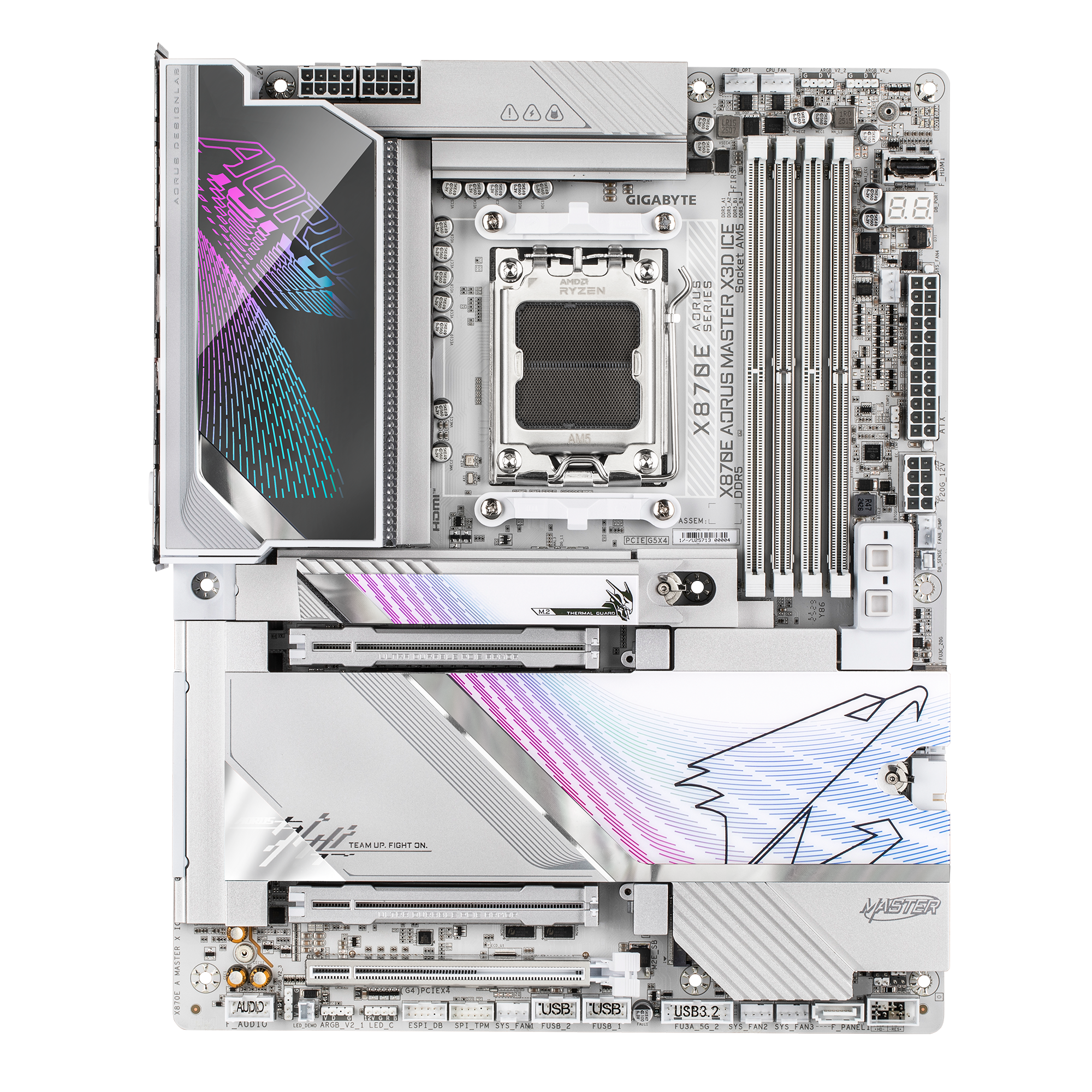 Gigabyte/ X870E AORUS MASTER X3D Super Sculpture Super Ice Sculpture Новая материнская плата