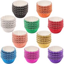 Christmas Foil cupcake baking cups Christmas Foil Foil Foil cupboard Red