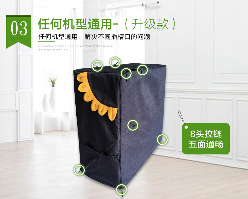Bảo vệ bức xạ máy tính bảo vệ bức xạ bao gồm hộp chính che bụi phòng chống nhiễu bức xạ điện từ hỗ trợ tùy chỉnh tùy chỉnh shop đồ bầu
