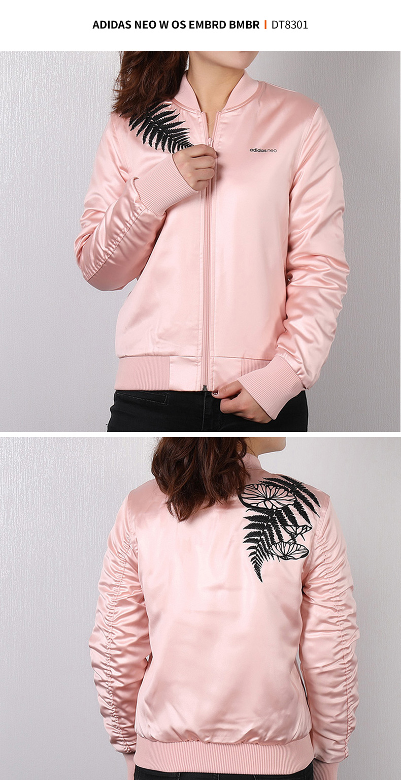 Adidas neo cotton quần áo 18 mùa đông phụ nữ ấm áp áo khoác mùa đông mỏng cổ áo khoác DM4300 - Quần áo độn bông thể thao áo phao adidas nữ