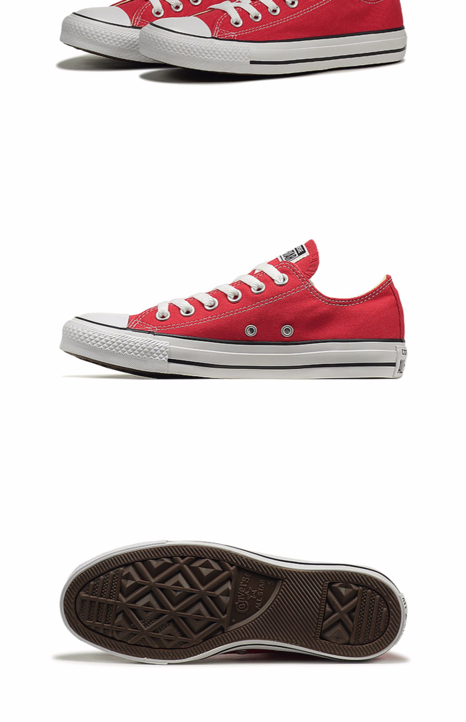 Giày converse giày nữ tất cả các ngôi sao cổ điển màu đỏ cặp đôi sinh viên giày vải thấp Giày giản dị 101007 - Plimsolls giày sneaker nữ hot trend 2021