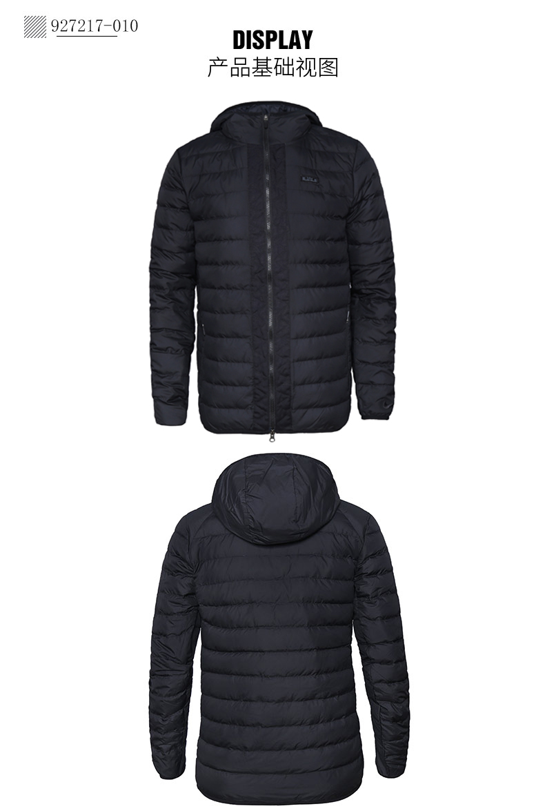 Áo khoác nam Nike mùa đông 2018 mới thể thao và giải trí ấm áp trùm đầu xuống bông 928834-010 - Thể thao xuống áo khoác áo phao dài hàn quốc