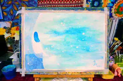 (Broken) watercolor tranquility 54*39