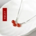 Gia đình Donghai có đầy đủ các ngôi sao và phụ nữ vòng chân bạc Mô hình đá garnet bằng đá ong bằng ngọc bích 925 trang sức pha lê vòng chân bạc lắc chân bạc pnj Vòng chân