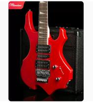 Nansen Personality Flame Electric Guitar Double-shaking Guitar Beginners Shaped Electric Guitar Effects Set Professional Class