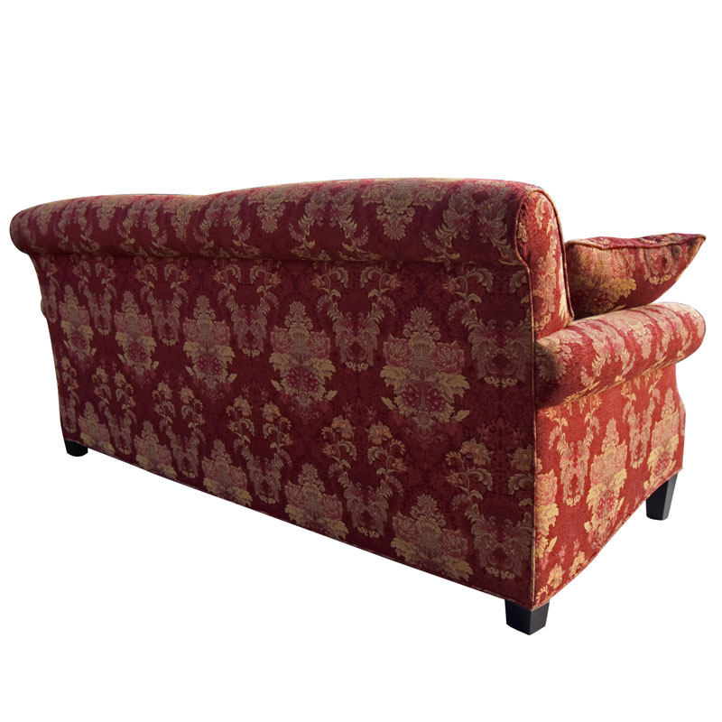 Импортная ткань, диван, красная роскошная подставка для ног для гостиной, в американском стиле, увеличенная толщина 