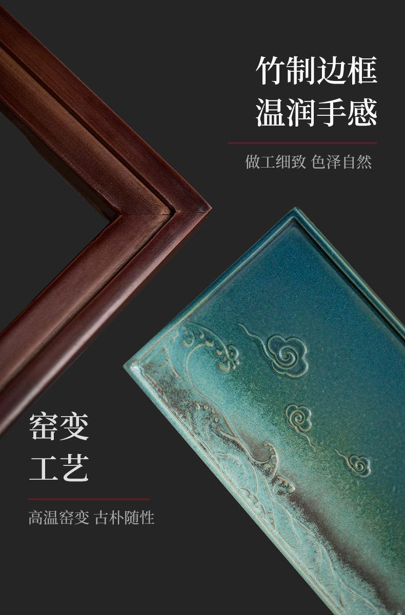 Evan ceramic empty sea tea set household contracted tureen tea caddy fixings dry tea tray of a complete set of gift box