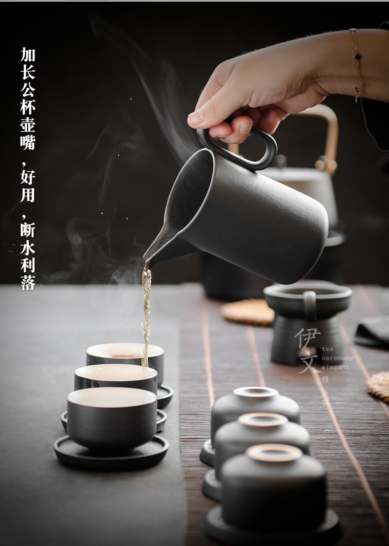 Evan ceramic kung fu tea set household contracted the teapot tea to wash to the Japanese tea taking of a complete set of tea cups gift boxes