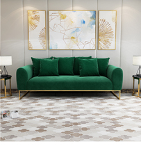 Nordic office sofa tea table combinations minimalist reception guests industrial wind modern light lavish trio of business sofas