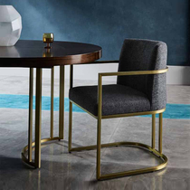 Nordic Iron Art Modern Home Dining Chair Restaurant Chair Minima Casual Chair Leaning Back Chair Creativity Fashion Book Table And Chairs