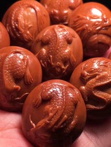 Su Gong olive nuclear carving Dragon birth nine-son hand string hand-carved olive Hu Wen play men 2 1 Fan Qi this work