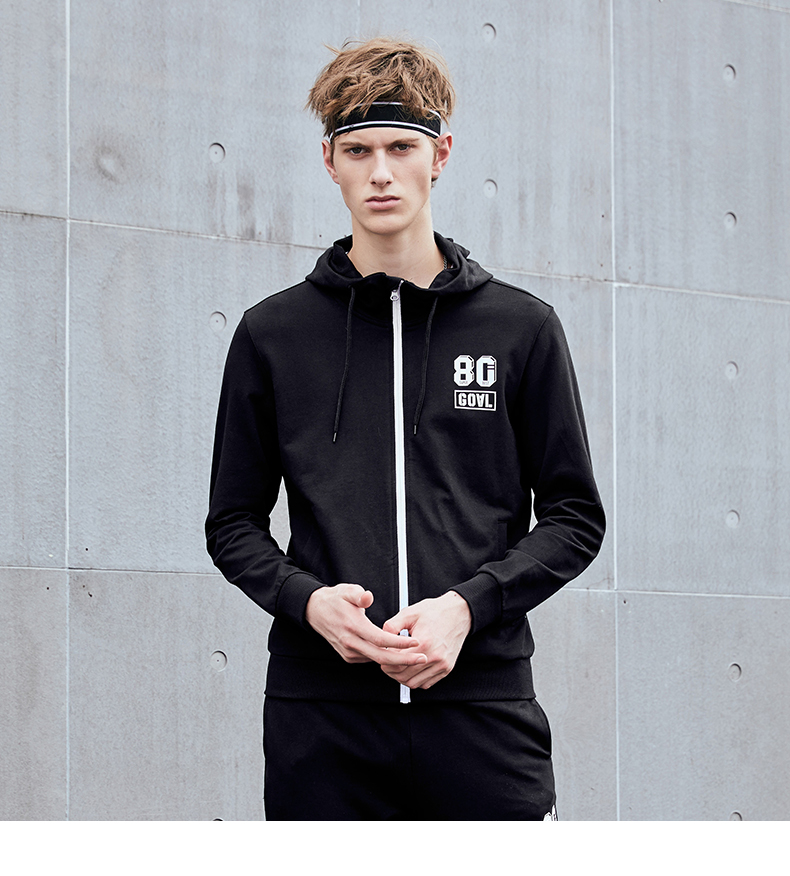 Bộ đồ thể thao nam Jordan 2018 thu đông 2018 Quần áo thể thao nam mới trùm đầu áo len cardigan hai dây bộ thể thao nữ