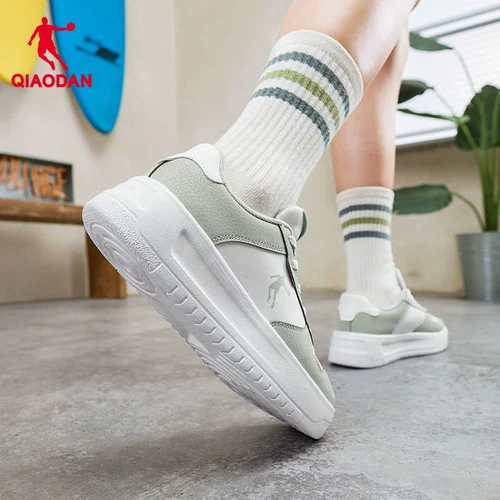 乔丹 Дышащие кроссовки, летняя зеленая спортивная обувь, повседневная обувь, высокая белая обувь на платформе