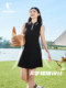 Jordan Sleeveless Polo Collar Ice-Ensensory Tennis Dress 여성 2025 Summer New A-Line 캐주얼 및 기화 가능