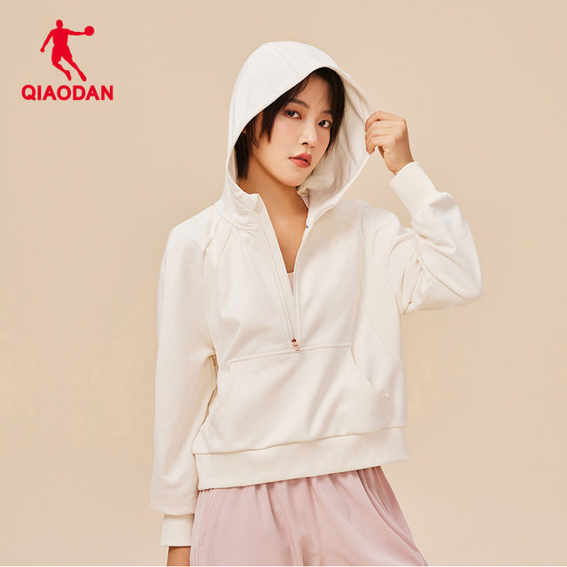 China Jordan Sports Sweatshirt Women 2024 Spring New Hooded Pullover Kangaroo Bag Women's Top Training Casual