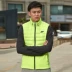 Jordan nam thể thao vest mùa đông người đàn ông ấm áp của bông vest thể thao ấm đứng cổ áo vest giản dị vest áo polo thể thao nam Áo thể thao