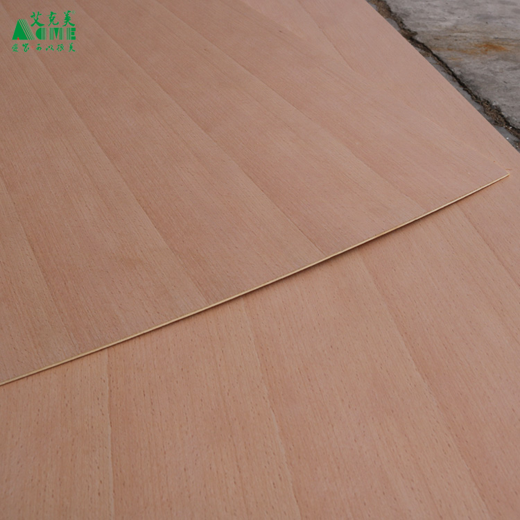 Three-splint red beech wood finishing plate background wall decorative plate door set plate protective wall plate 3-25mm patch panel triply