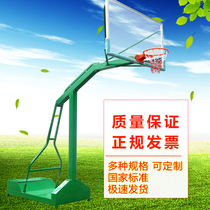  Standard adult indoor and outdoor community basketball rack buried shooting basketball rack Household wall-mounted basketball rack basketball frame