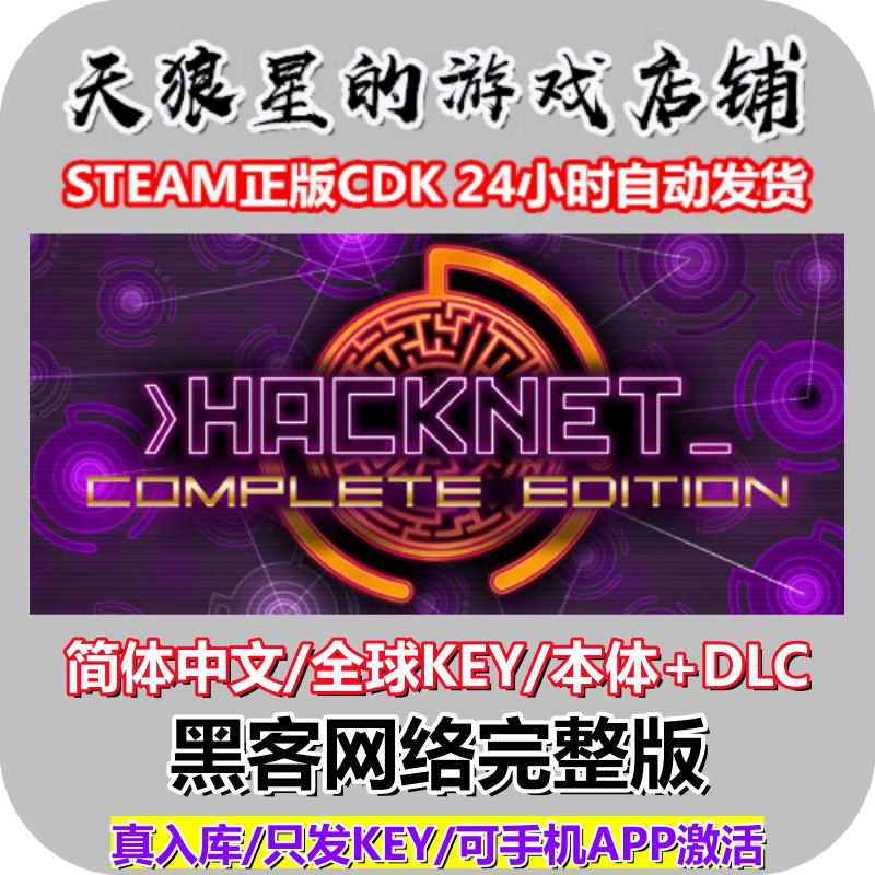 Steam/Hacknet Complete Edition/Global Key/Chinese