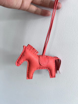 Real leather hanging decoration bag hung in the small horse France of the imported leather