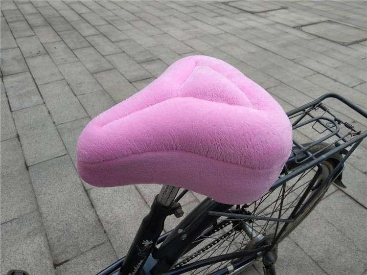 Bông dày xe đạp ghế đệm bìa chia sẻ chỗ ngồi xe đạp cushion cover ấm áp và mềm mại thoải mái