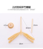 Деревянная игрушка, ретро стиль, учит балансу, стрекоза, орел