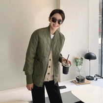 (Korea) womens new wild solid color thin jacket cotton jacket M6325