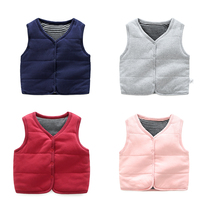 Baby child vest girl boy autumn and winter thin vest winter wearing baby anti season foreign baby baby