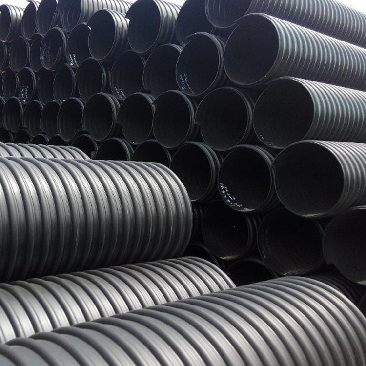 Chongqing cargo field direct sales HDPE steel band reinforced polyethylene spiral bellows DN300-2400 SN12 5