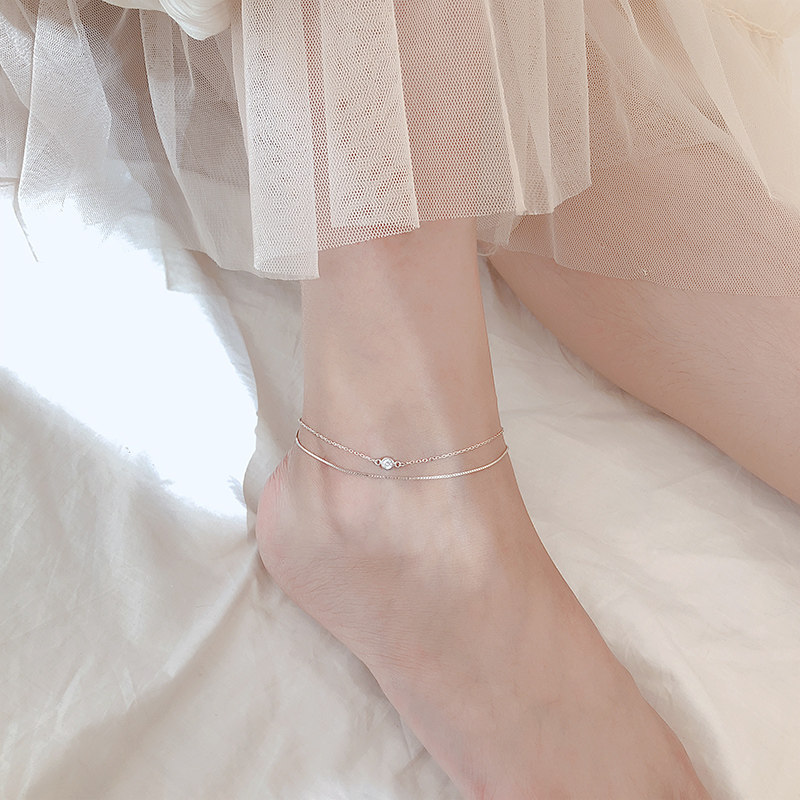 Bracelet de cheville Femme CMILL    en Argenterie - Ref 3103955 Image 1