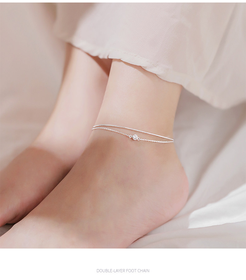 Bracelet de cheville Femme CMILL    en Argenterie - Ref 3103955 Image 8