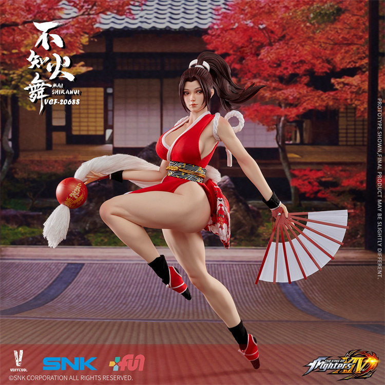 Verycool Snk Authorized 1/6 Vcf-2068 King of Fighters 14不知火舞 (Unkoku Hibiki) Straight Bangs Brand New in Stock