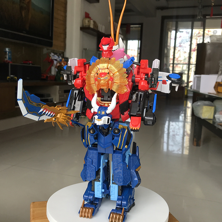 Hardcover version of the god earth beast king kong collection version of the god beast 2 magic cow holy lion king robot fit deformation toy