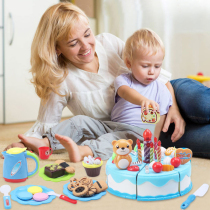 Childrens cake house toys simulation birthday cake fruit cut to see 3-5-6 year old boys and girls gifts