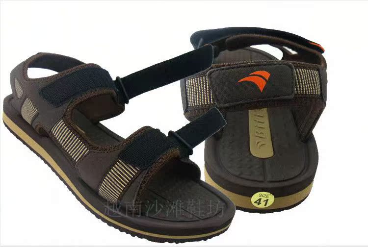 Giày dép chính hãng Việt Nam Dép đi biển nam ngoài trời giày sandal