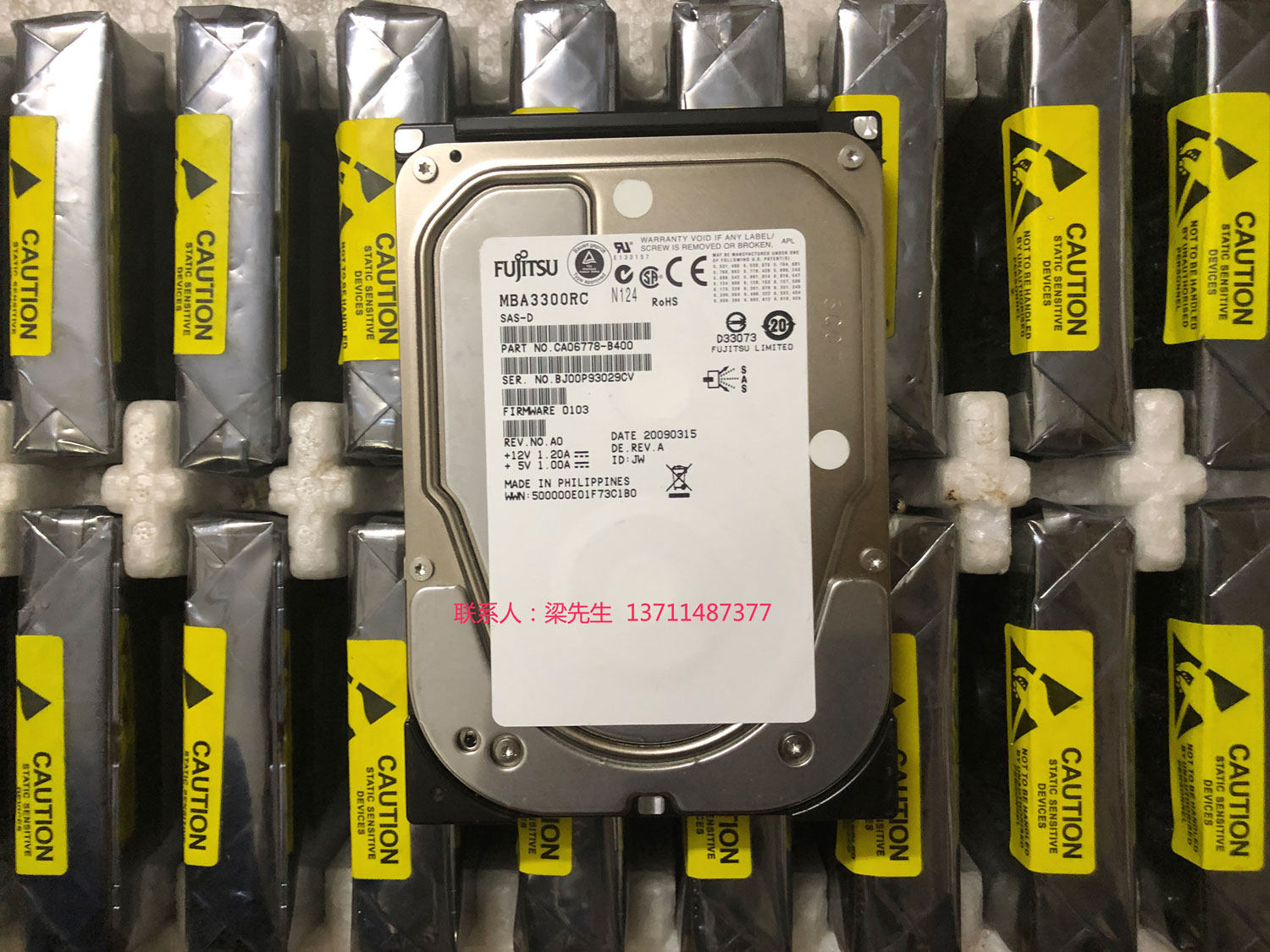 Fujitsu MBA3300RC CA06778-B400 300G 15K 3 5 inch SAS Server Hard Drive