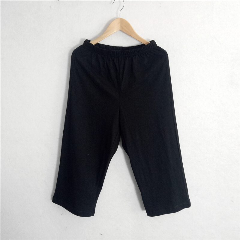 Mới mùa hè nữ cotton mỏng phần bảy điểm quần ngủ cotton nhà quần lỏng nhà quần short thể thao quần lửng nam