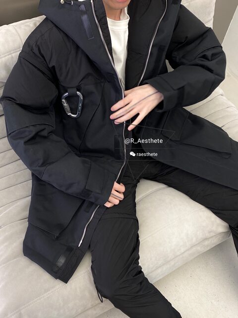 In Stock 50% off Heliot Emil Black Heavy Industry Functional Assault Cotton Jacket