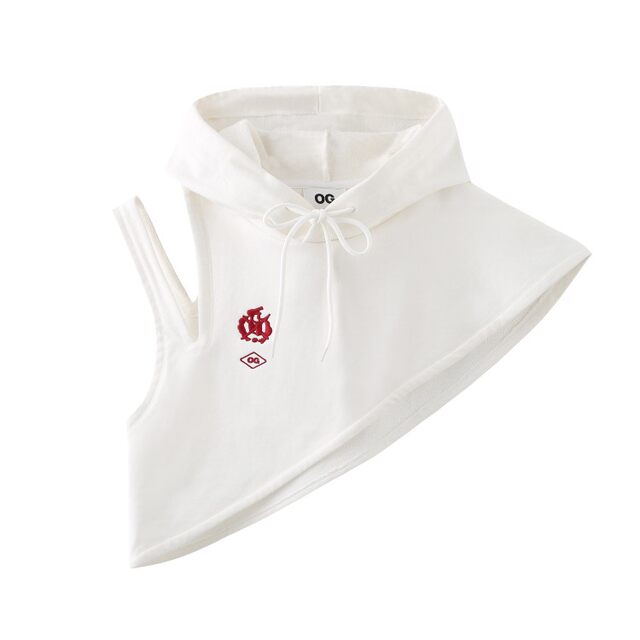 In Stock 50% off Og Oblique Embroidery Asymmetrical Short Sweatshirt Hoodie Ogasia