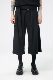 In Stock 50% off Attempt Black Double-Folded Ribbon Warrior Pants