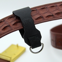 Belt Mate Strap Key Buckle Cross Textured Skull Layer Cow Leather Combined Five Metal EDC Life Outdoor Accessories