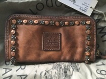 Domestic spot Italian Campomaggi leather long wallet bank card bag dinner party bag