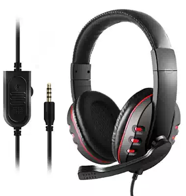 PS4 headset computer 3 5 head adjustable volume headset