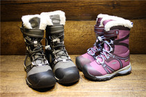 12 22 distribution center Xiaoen big child plus velvet warm outdoor snow boots multi-color