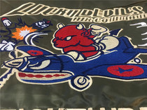 Rock Music (S ~ XXL) season discount couples embroidered flying jacket baseball cotton suit