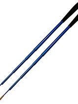 210 cm 2-meter long pole five sections telescopic small empty bamboo long pole carbon hollow telescopic rod carbon five-pole colour band rod