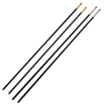 Six to seven millimeter rotating copper head diabolo shaker rod Straight hole 360 degree rotating steel head carbon rod Handleless carbon rod