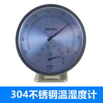 Stainless steel hygrometer 304 stainless steel clean room temperature hygrometer indoor