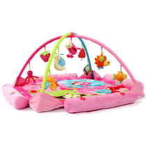Baby game blanket baby crawling mat newborn fitness rack music puzzle early education toys and supplies 0-1-2 years old