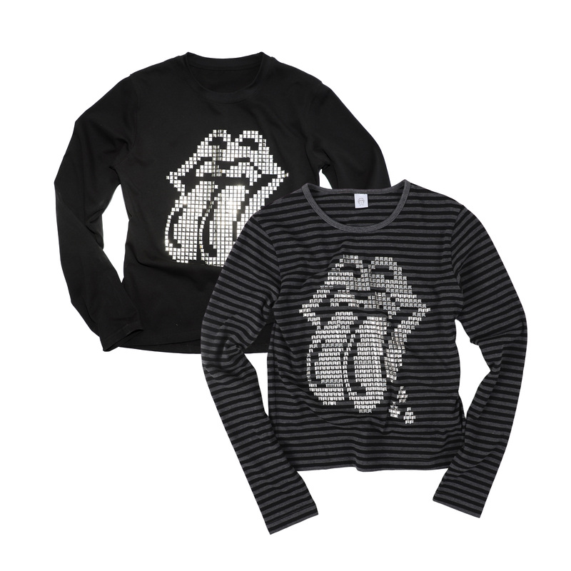 Thewet 2026Aw Street Style Light Iron-On Patch Funny Rolling Stone Tongue Out Long Sleeve Unisex Casual Inner Layer Long Tee Thewet 2026Aw Street Style Light Iron-On Patch Funny Rolling Stone Tongue Out Long Sleeve Unisex Casual Inner Layer Long Tee